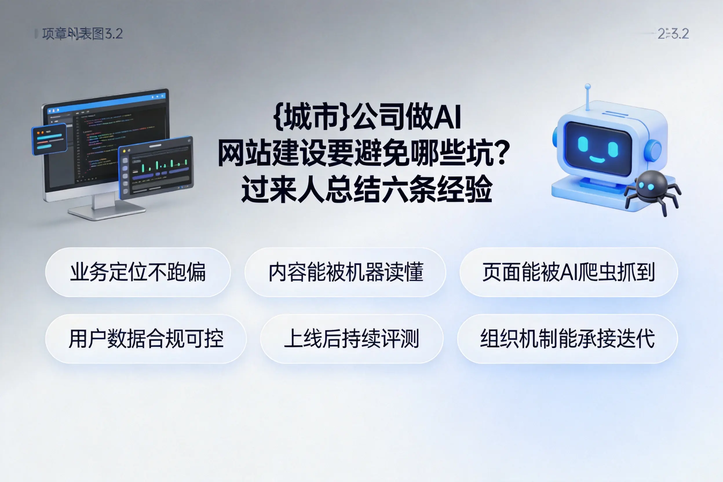遂宁公司做AI网站建设要避免哪些坑?过来人总结六条经验