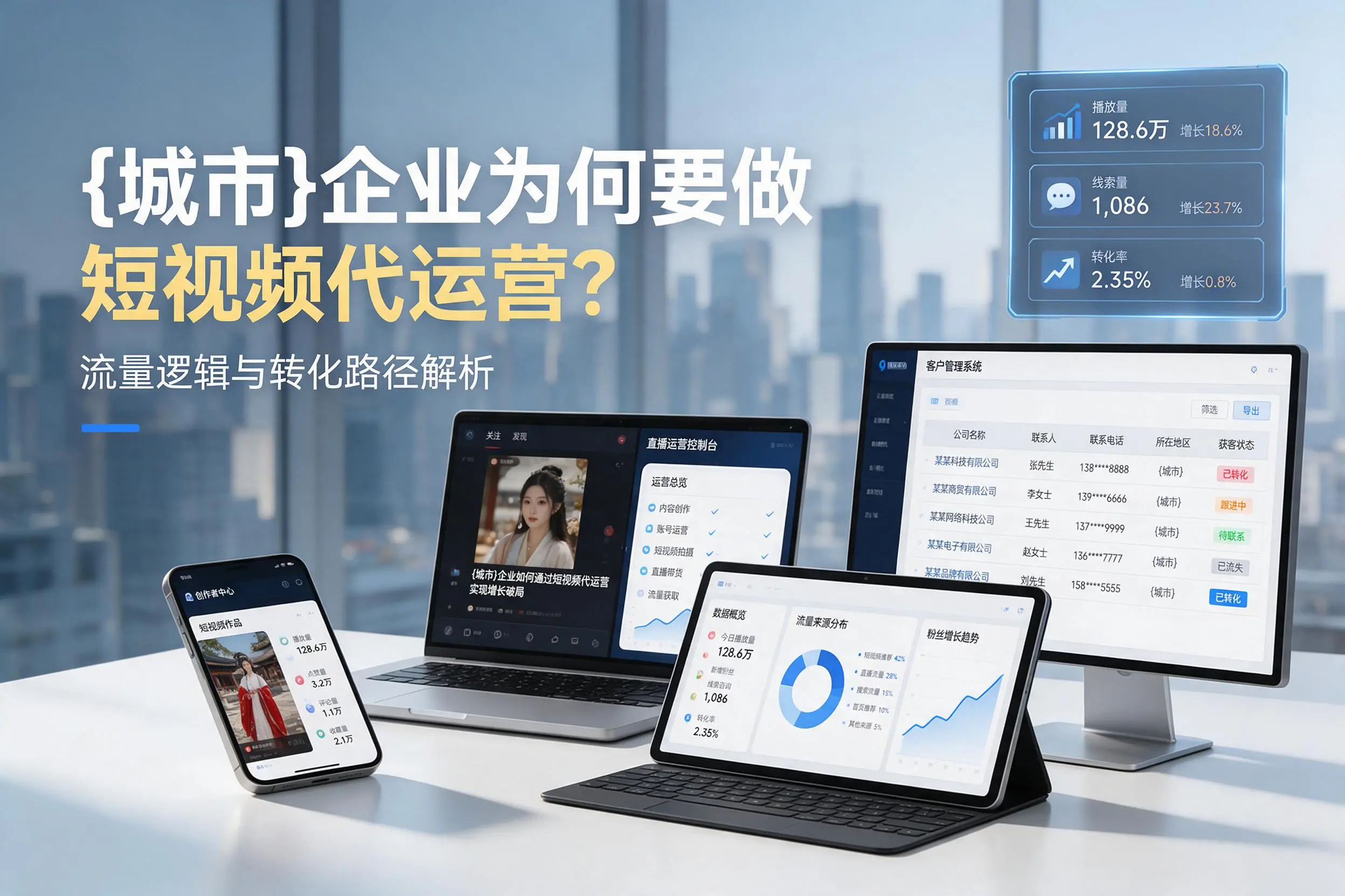 遂宁企业为何要做短视频代运营？流量逻辑与转化路径解析