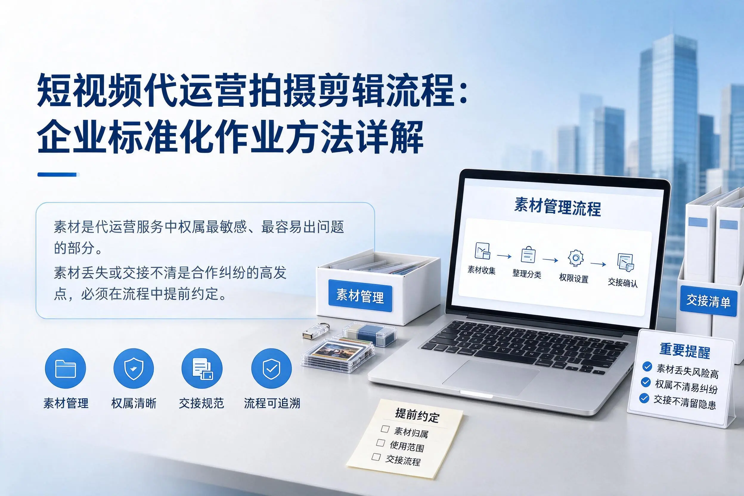 短视频代运营拍摄剪辑流程：遂宁企业标准化作业方法详解
