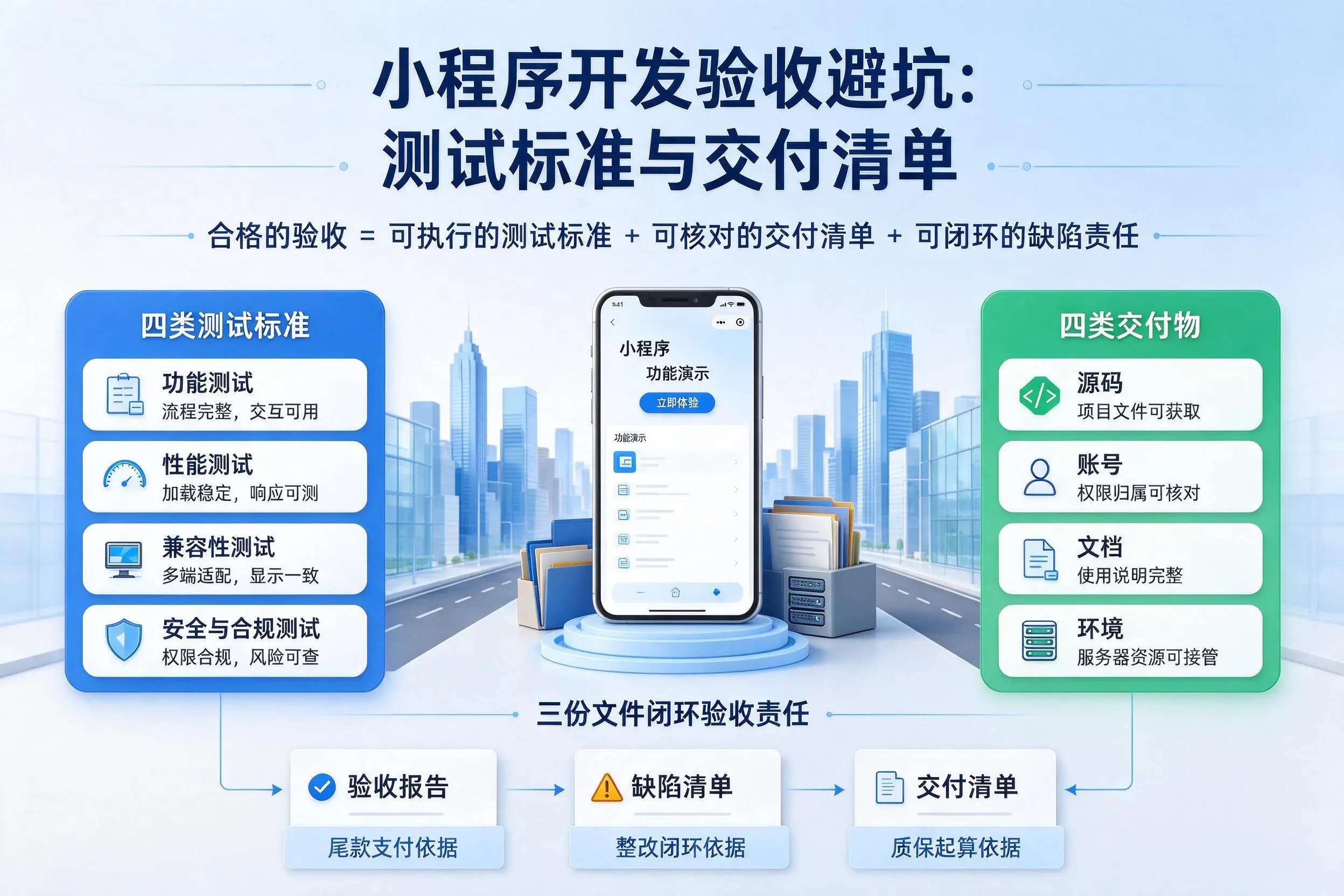 遂宁小程序开发验收避坑：测试标准与交付清单