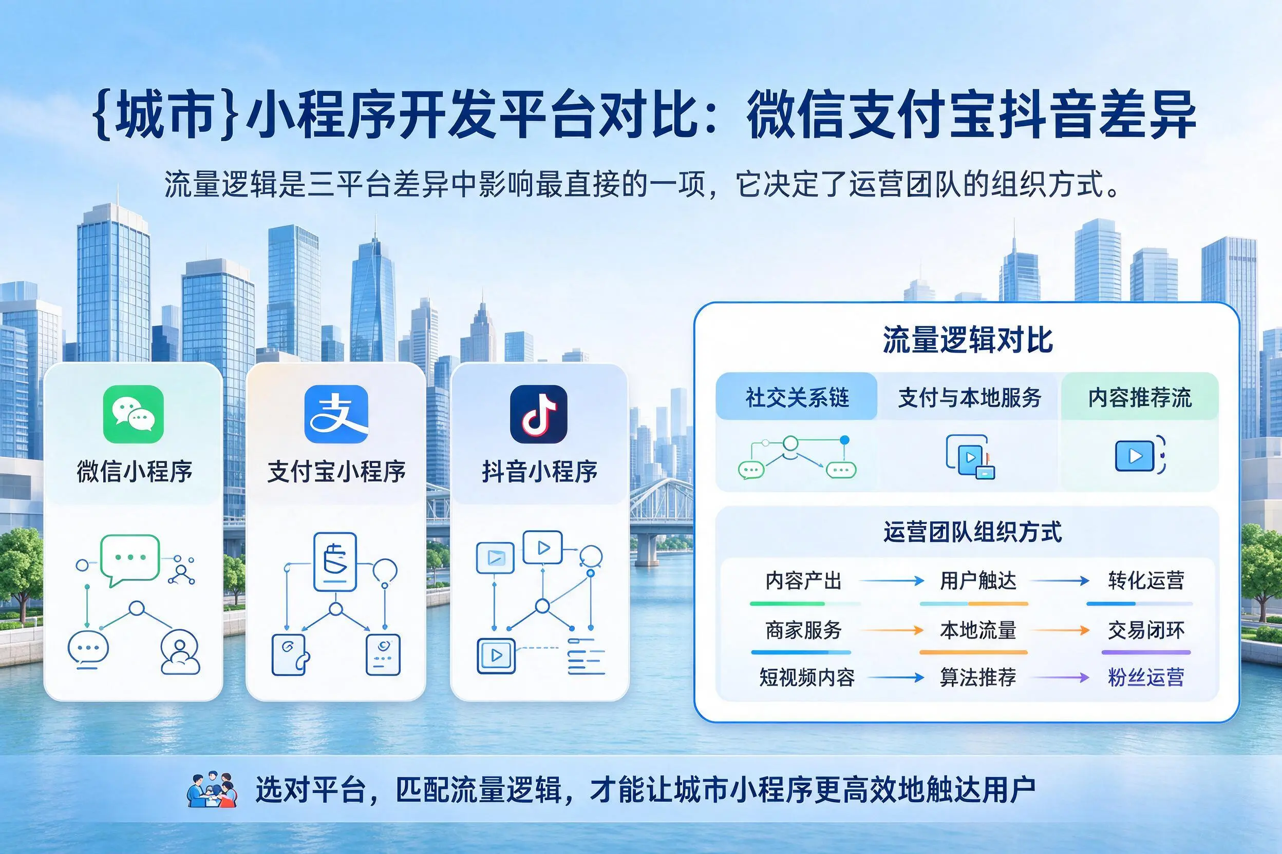 遂宁小程序开发平台对比：微信支付宝抖音差异