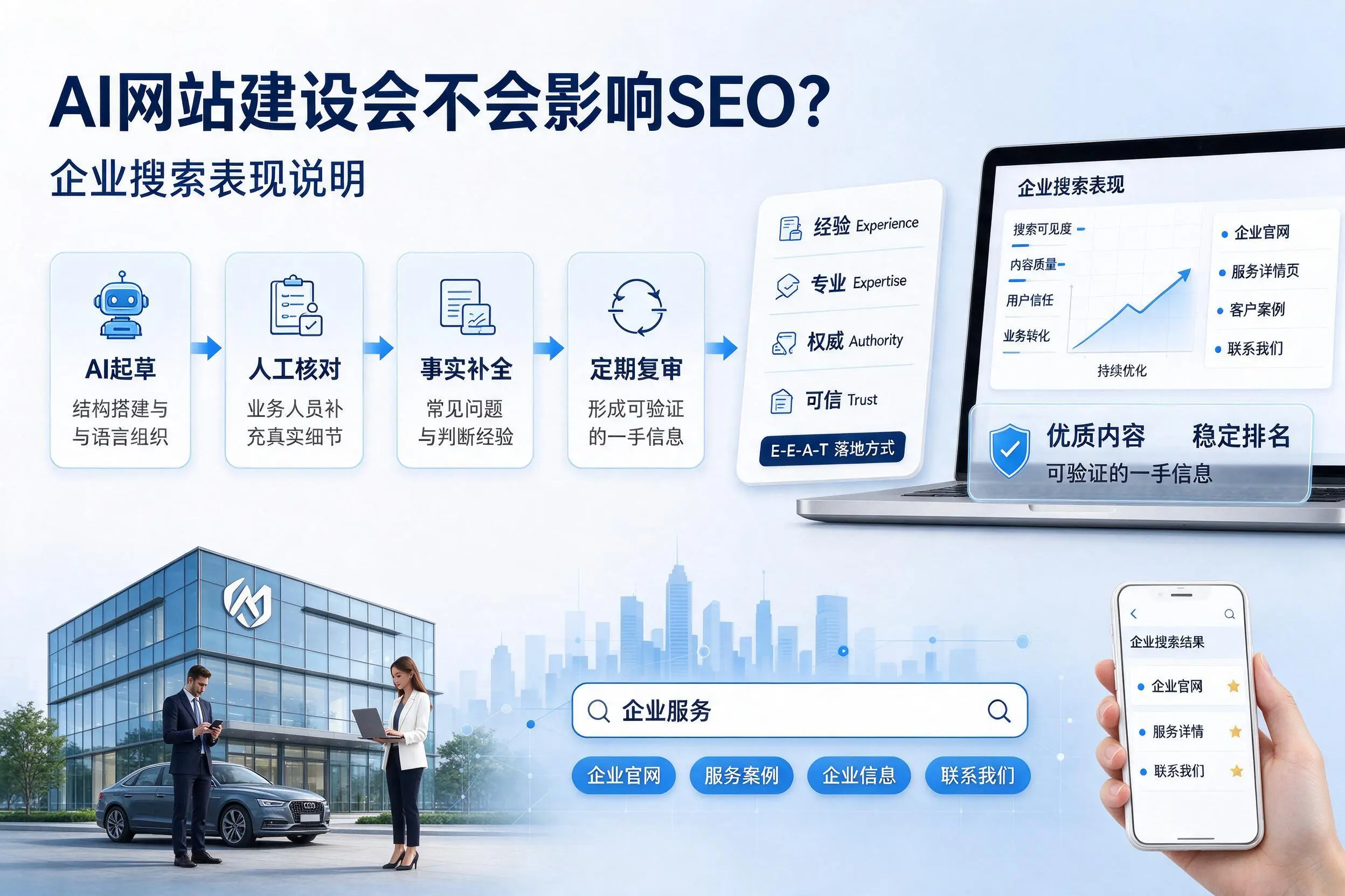 AI网站建设会不会影响SEO？遂宁企业搜索表现说明