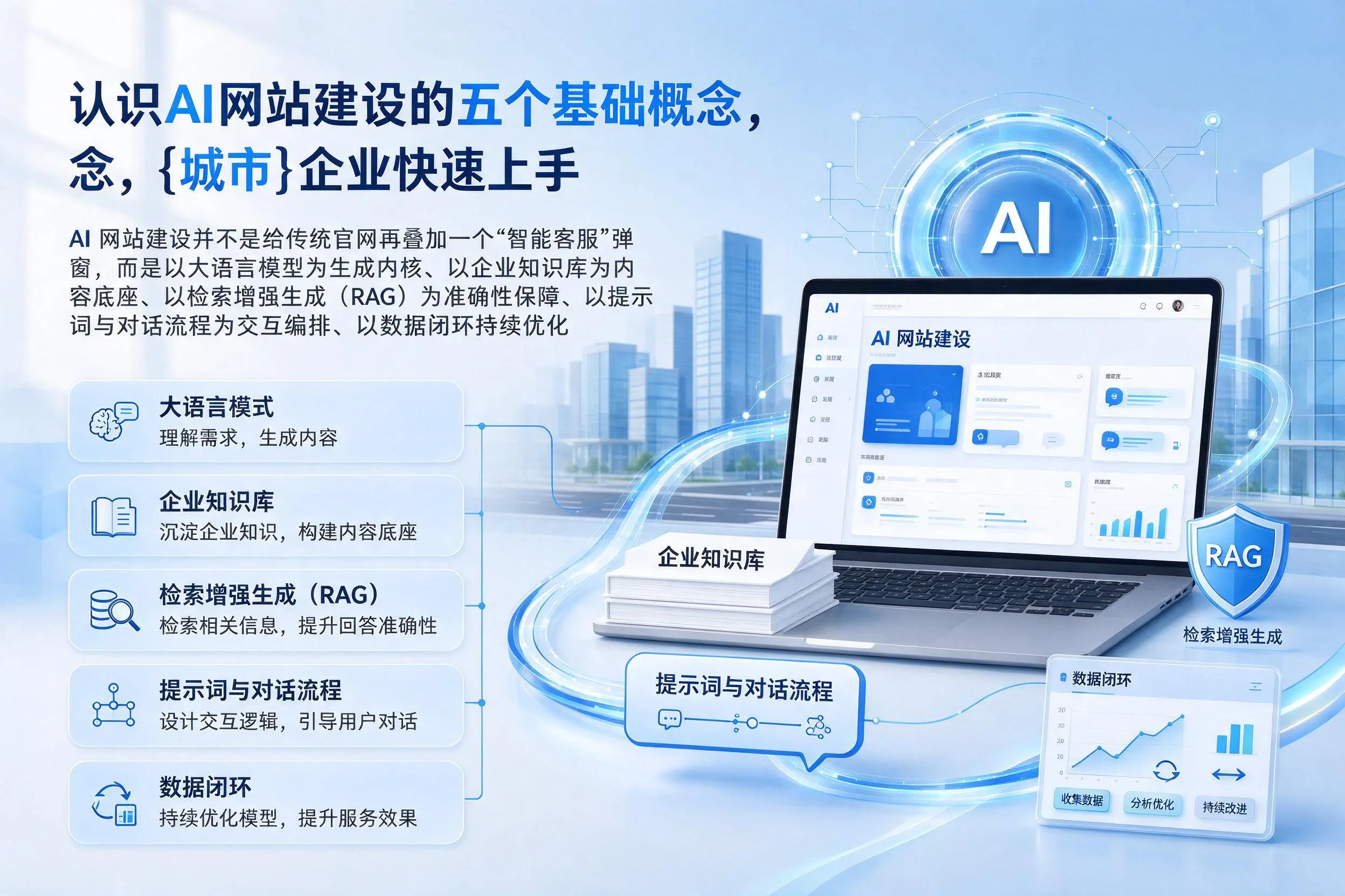 认识AI网站建设的五个基础概念，遂宁企业快速上手