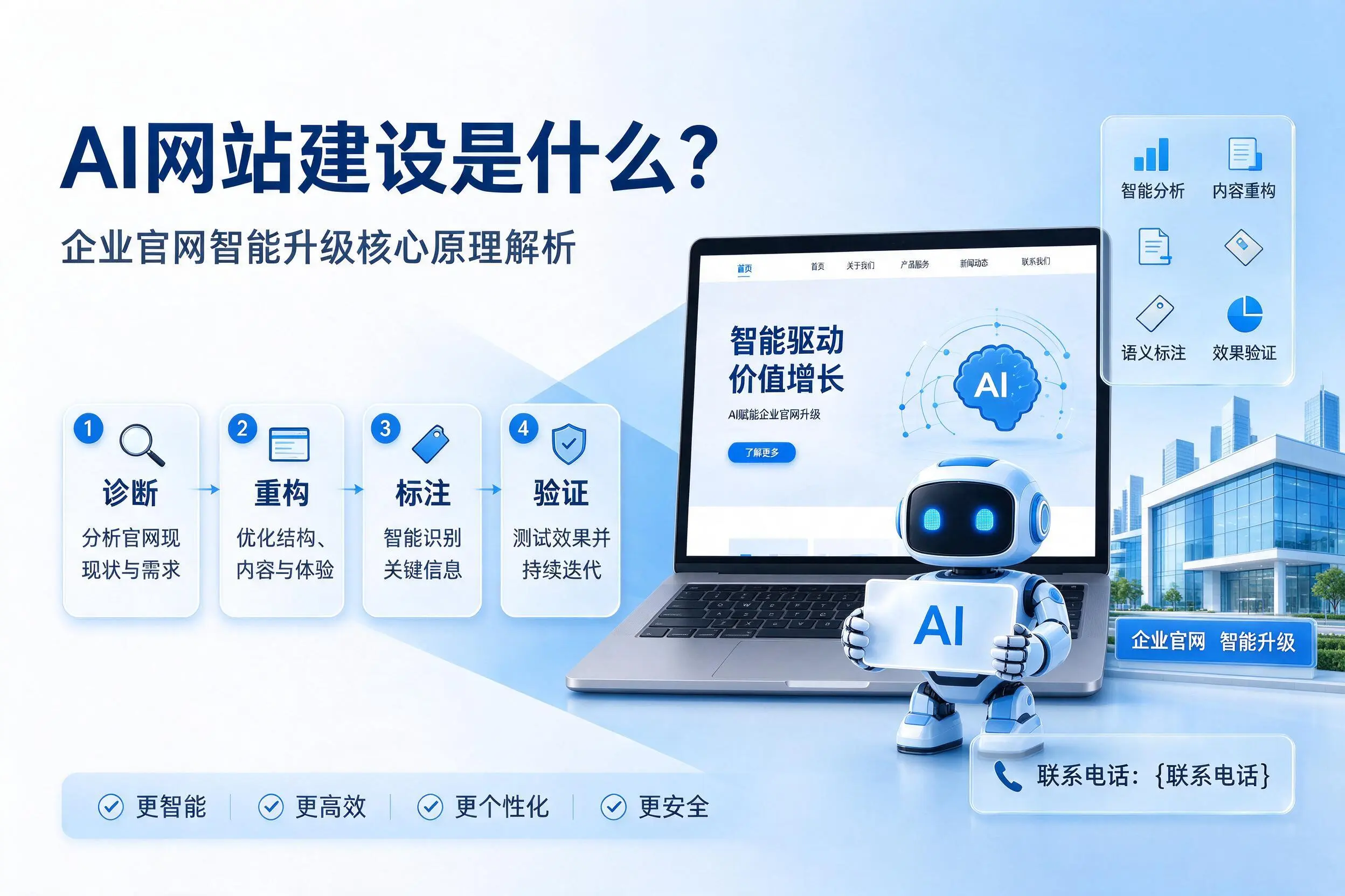 AI网站建设是什么?遂宁企业官网智能升级核心原理解析