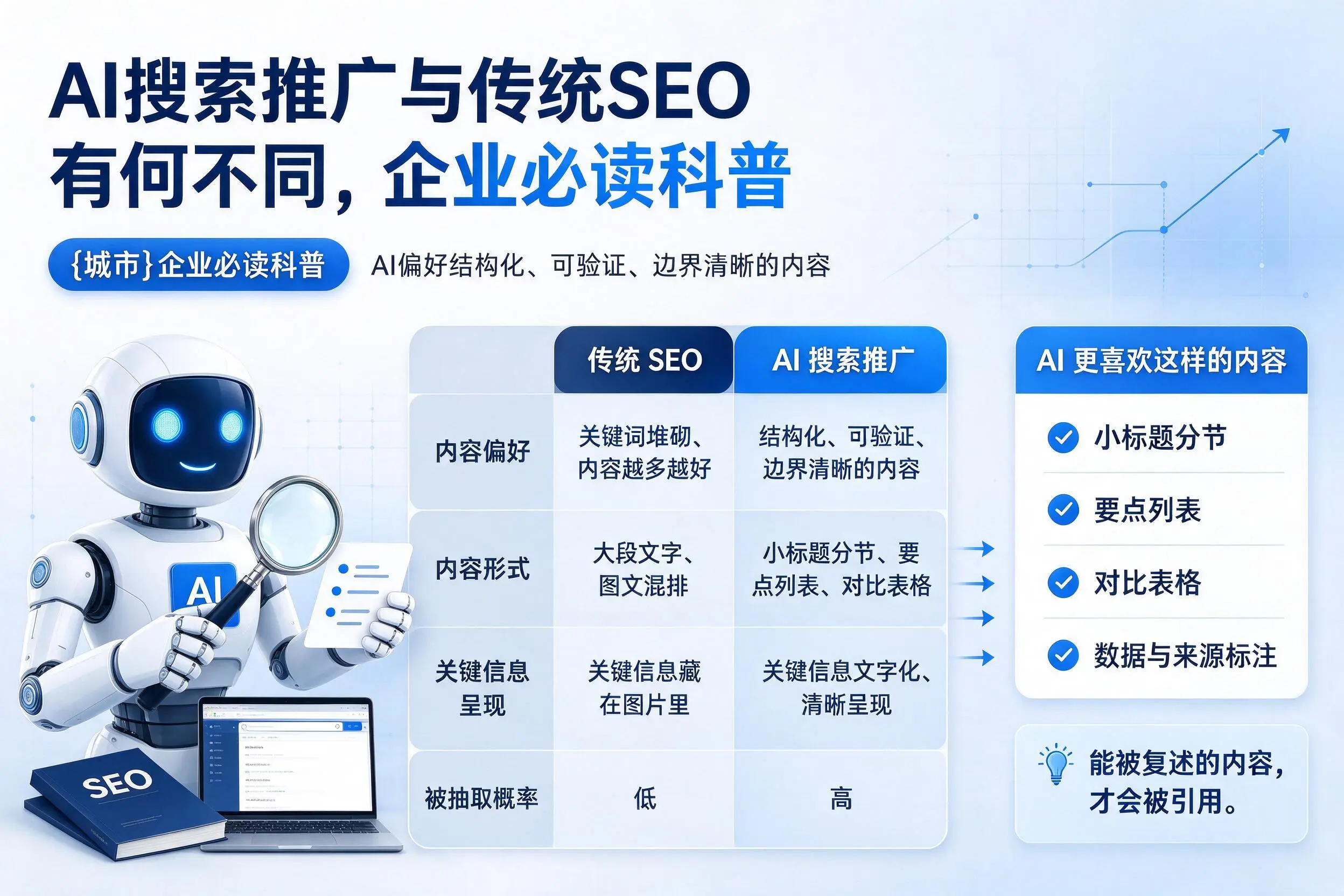 AI搜索推广与传统SEO有何不同,遂宁企业必读科普