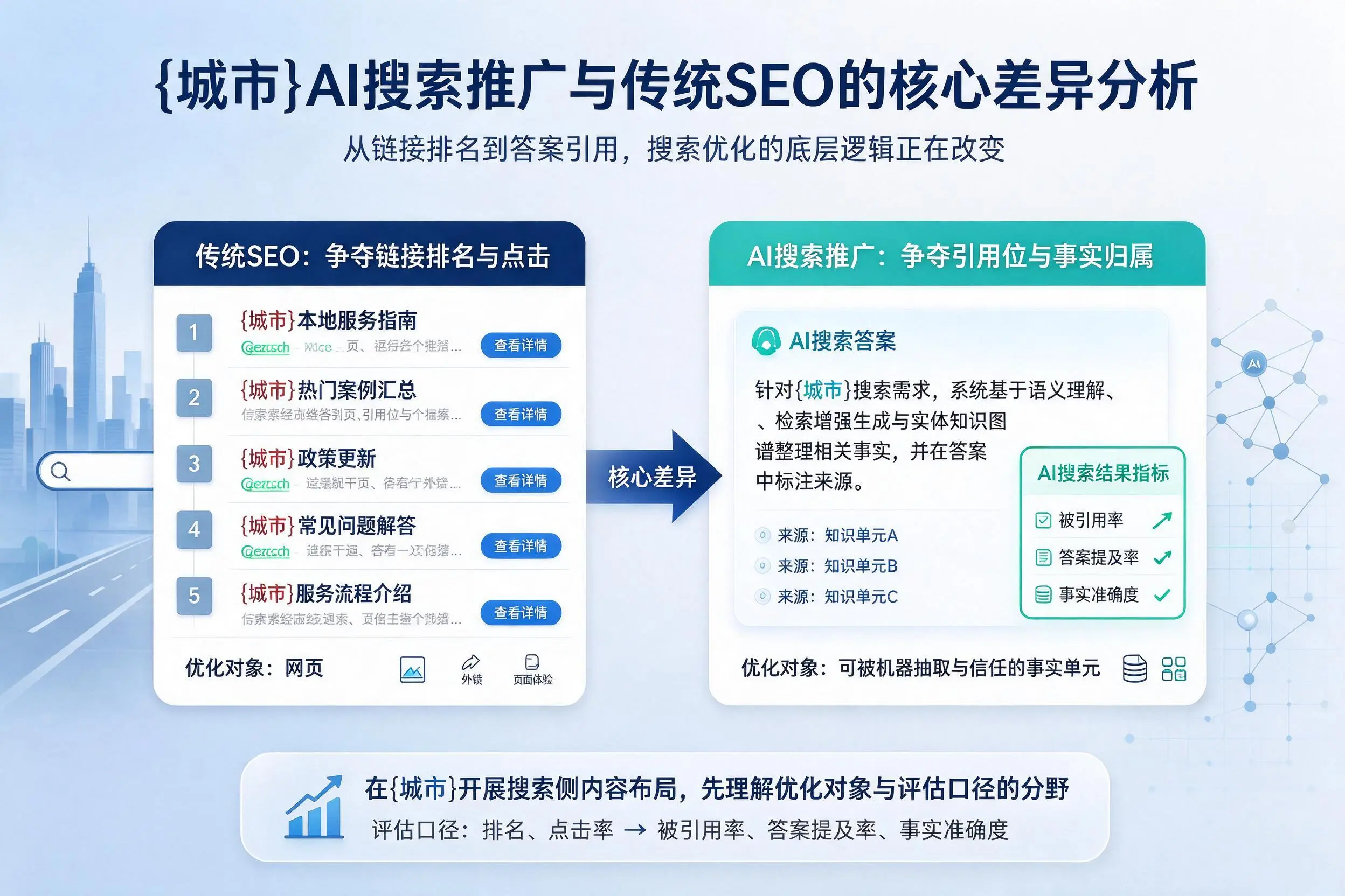 遂宁AI搜索推广与传统SEO的核心差异分析